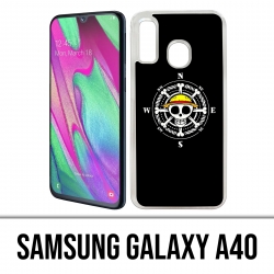 Samsung Galaxy A40 Case - One Piece Logo Compass