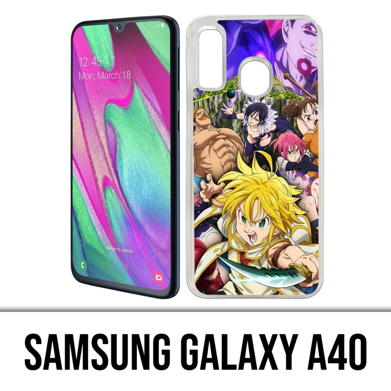 Coque Samsung Galaxy A40 - Seven-Deadly-Sins
