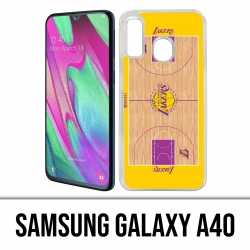 Custodia per Samsung Galaxy A40 - Besketball Lakers Nba Field