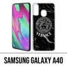 Coque Samsung Galaxy A40 - Versace Marbre Noir