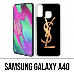 Samsung Galaxy A40 Case - Ysl Yves Saint Laurent Gold Logo