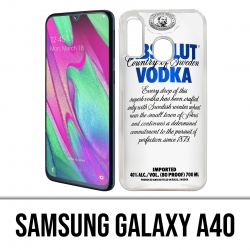 Coque Samsung Galaxy A40 - Absolut Vodka