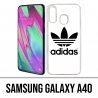 Funda Samsung Galaxy A40 - Adidas Classic Blanco