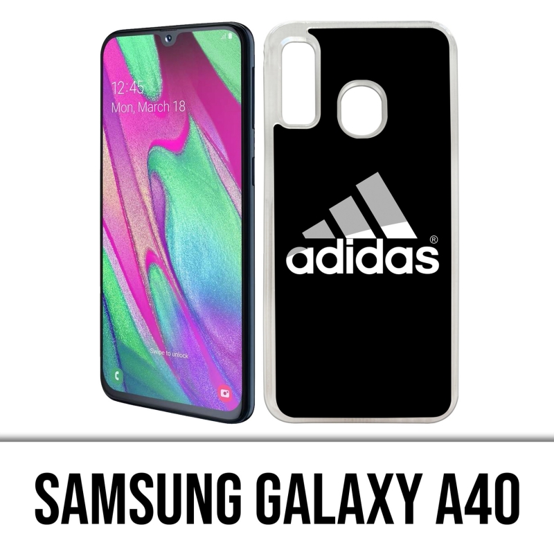 Custodia per Samsung Galaxy A40 - Logo Adidas nera