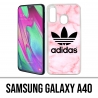 Funda Samsung Galaxy A40 - Adidas Marble Pink