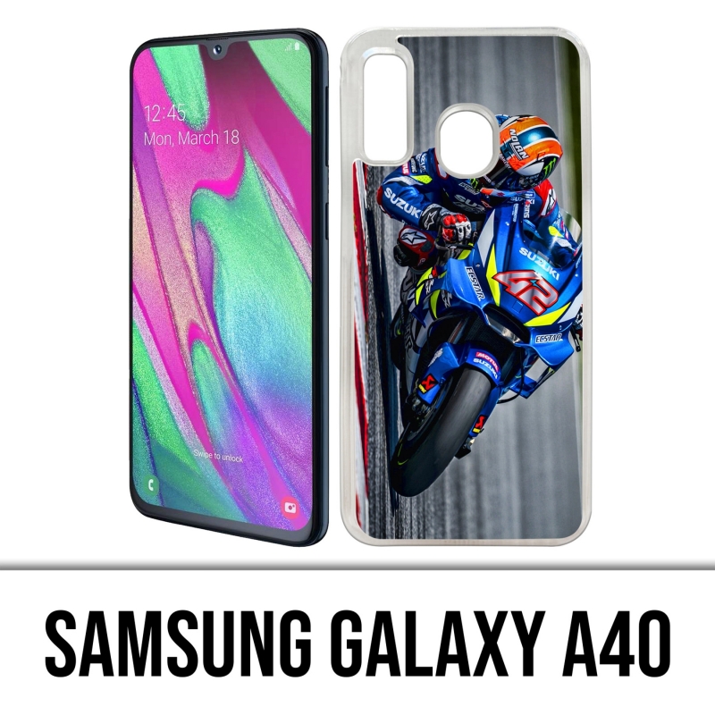 Funda Samsung Galaxy A40 - Alex-Rins-Suzuki-Motogp-Pilote