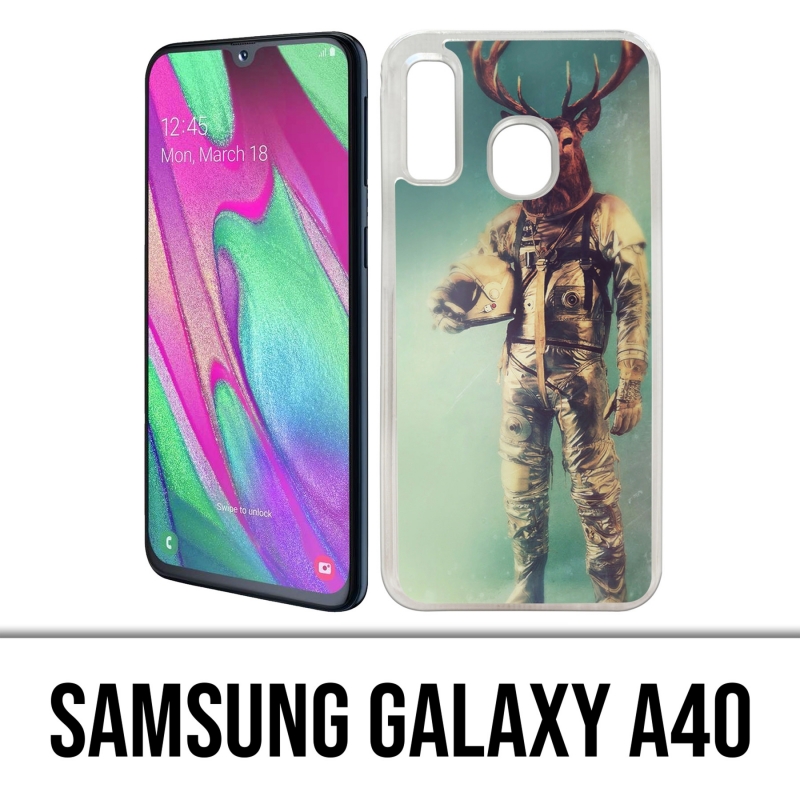 Samsung Galaxy A40 Case - Tierastronautenhirsch