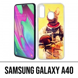 Custodia per Samsung Galaxy A40 - Gatto Astronauta Animale