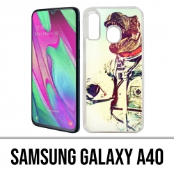 Custodia per Samsung Galaxy A40 - Dinosauro Animal Astronaut