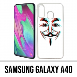 Coque Samsung Galaxy A40 - Anonymous 3D