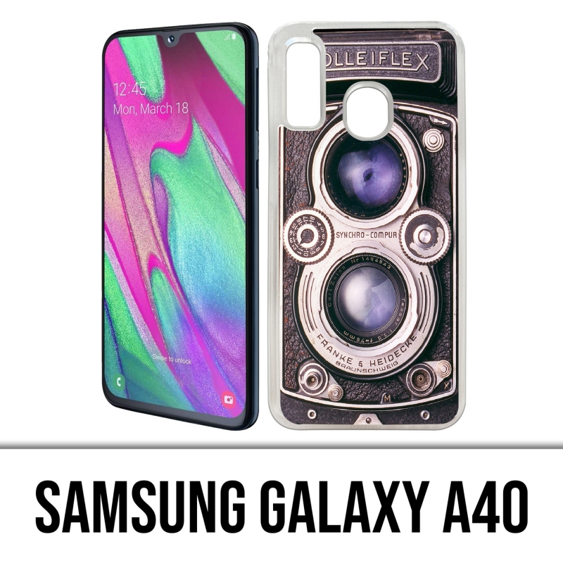 Coque Samsung Galaxy A40 - Appareil Photo Vintage