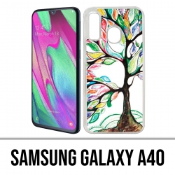Samsung Galaxy A40 Case - Mehrfarbiger Baum