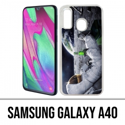 Coque Samsung Galaxy A40 - Astronaute Bière