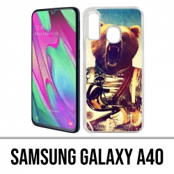 Cover per Samsung Galaxy A40 - Orso astronauta