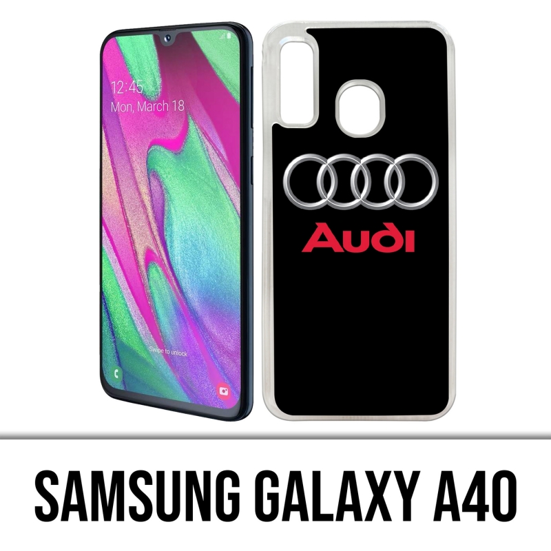 Coque Samsung Galaxy A40 - Audi Logo