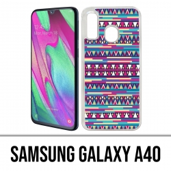 Coque Samsung Galaxy A40 - Azteque Rose