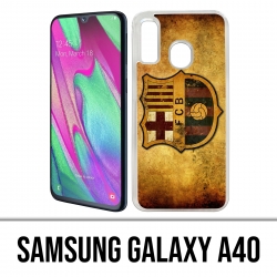 Funda Samsung Galaxy A40 - Fútbol Barcelona Vintage