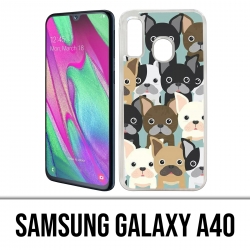 Coque Samsung Galaxy A40 - Bouledogues