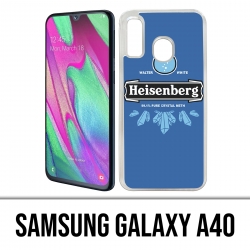 Funda Samsung Galaxy A40 - Logotipo de Braeking Bad Heisenberg