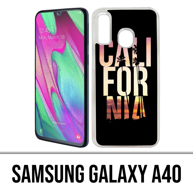 Custodia per Samsung Galaxy A40 - California
