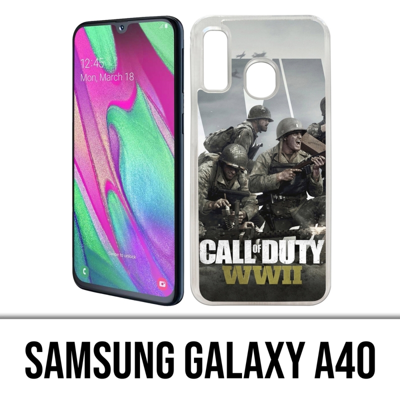 Coque Samsung Galaxy A40 - Call Of Duty Ww2 Personnages