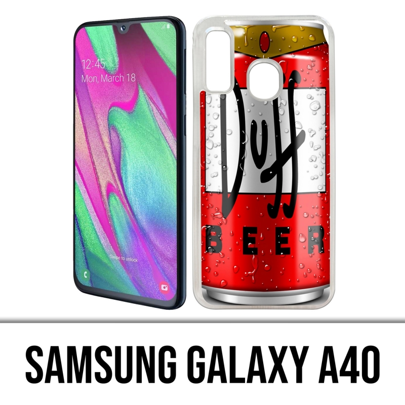Samsung Galaxy A40 Case - Canette-Duff-Beer