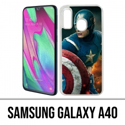 Samsung Galaxy A40 Case - Captain America Comics Avengers