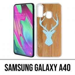Samsung Galaxy A40 Case - Deer Wood Bird