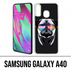 Samsung Galaxy A40 Case - Dj Pug Dog