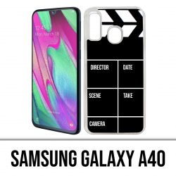 Samsung Galaxy A40 Case - Cinema Clap