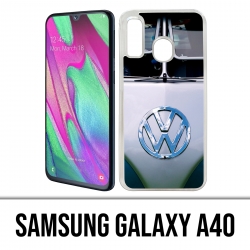 Custodia per Samsung Galaxy A40 - Vw Volkswagen Grey Combi