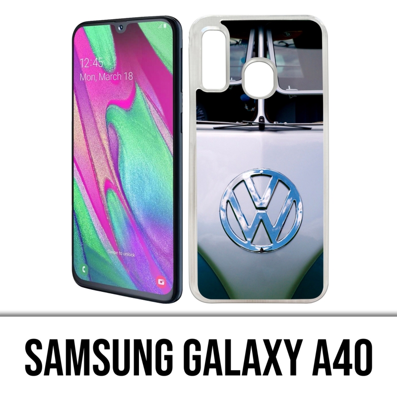 Coque Samsung Galaxy A40 - Combi Gris Vw Volkswagen