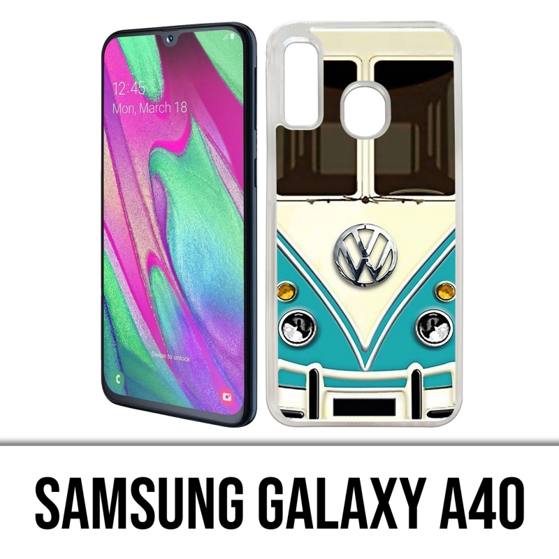 Coque Samsung Galaxy A40 - Combi Vintage Vw Volkswagen