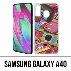 Custodia per Samsung Galaxy A40 - Console vintage retrò