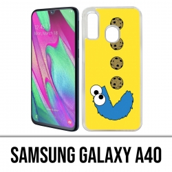 Samsung Galaxy A40 Case - Cookie Monster Pacman