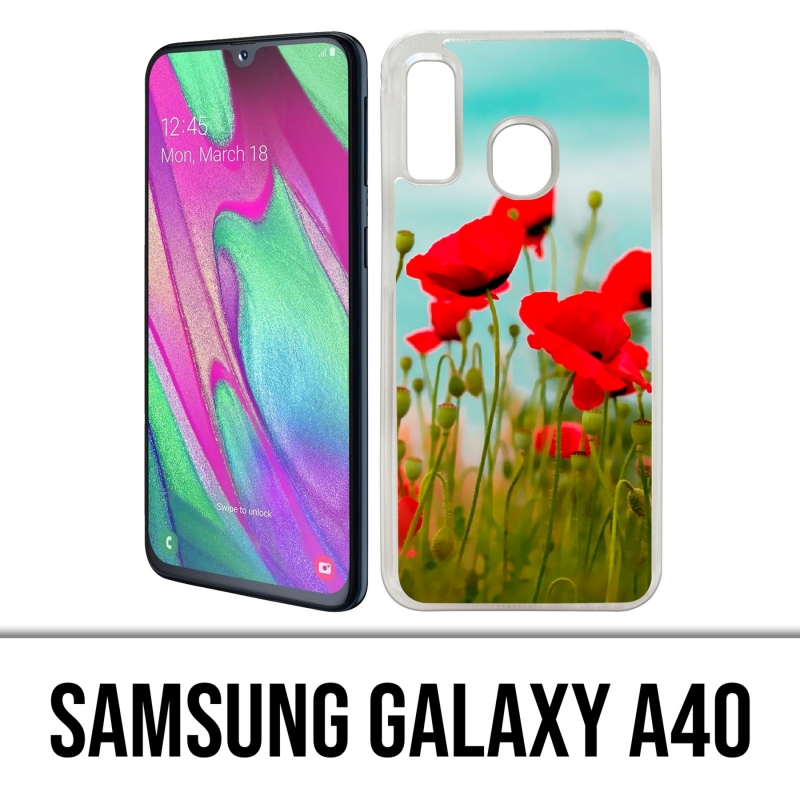Samsung Galaxy A40 Case - Mohn 2