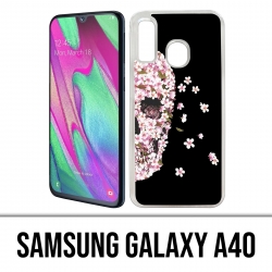 Coque Samsung Galaxy A40 - Crane Fleurs