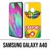 Funda Samsung Galaxy A40 - Crayola
