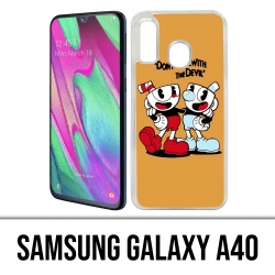 Samsung Galaxy A40 Case - Cuphead
