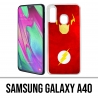 Samsung Galaxy A40 Case - Dc Comics Flash Art Design