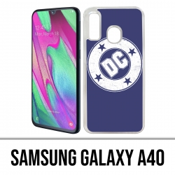 Funda Samsung Galaxy A40 - Logotipo Vintage de Dc Comics