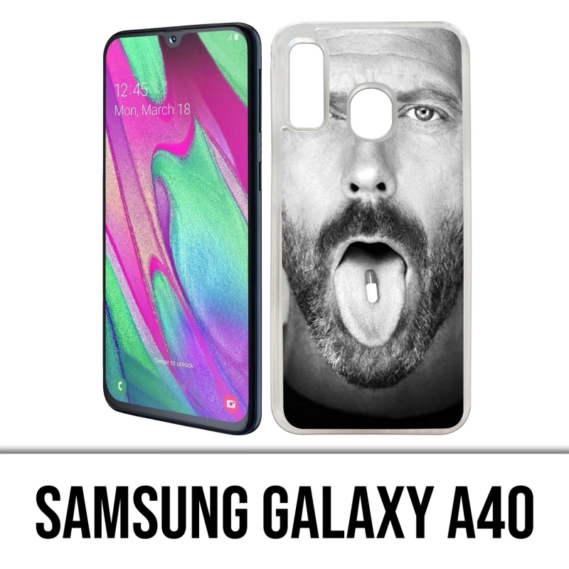 Samsung Galaxy A40 Case - Dr House Pill
