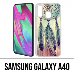 Samsung Galaxy A40 Case - Dreamcatcher Feathers