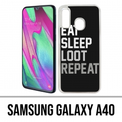 Custodia per Samsung Galaxy A40 - Ripeti il ​​bottino del sonno