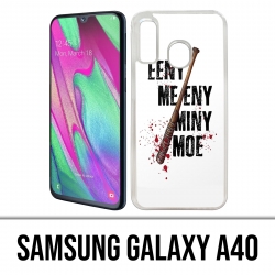 Samsung Galaxy A40 Case - Eeny Meeny Miny Moe Negan