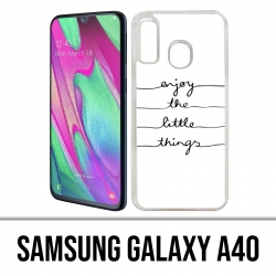 Samsung Galaxy A40 Case - Enjoy Little Things