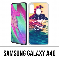 Coque Samsung Galaxy A40 - Every Summer Has Story