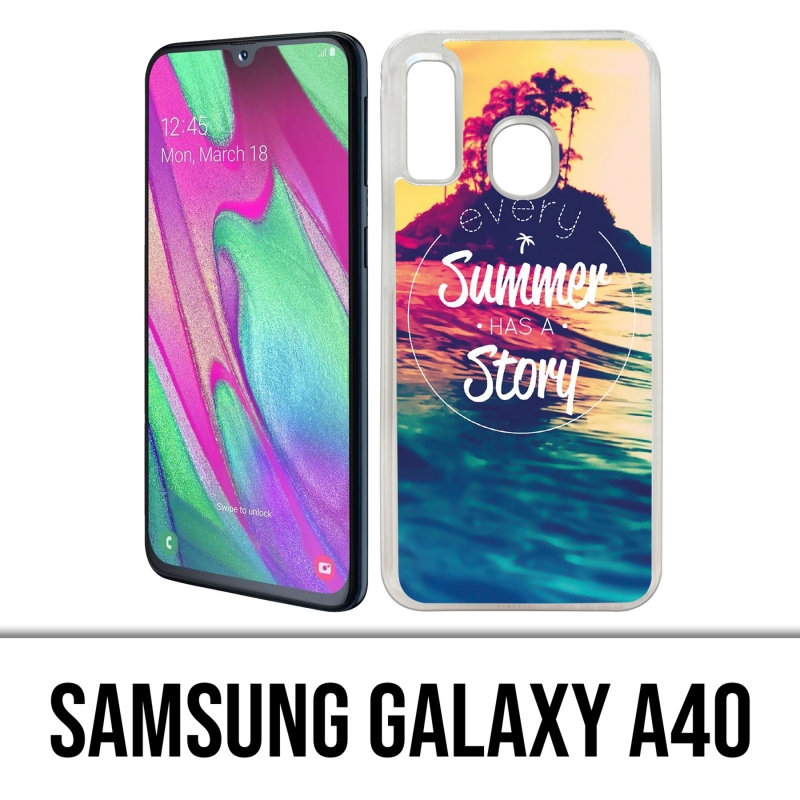 Custodia per Samsung Galaxy A40 - Ogni estate ha una storia
