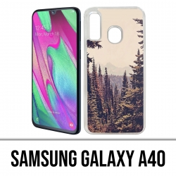 Funda Samsung Galaxy A40 - Bosque de abetos