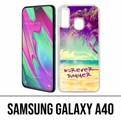 Coque Samsung Galaxy A40 - Forever Summer